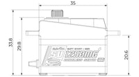 10kg @ 8.4V & 8kg @ 7.4V HV Metal Gear Mini Digital Servo, Savox SV-1250MG+