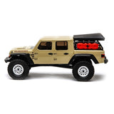 SCX24 1/24 Jeep JT Gladiator 4WD Rock Crawler Brushed RTR, Beige, Axial