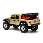 SCX24 1/24 Jeep JT Gladiator 4WD Rock Crawler Brushed RTR, Beige, Axial