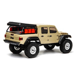 SCX24 1/24 Jeep JT Gladiator 4WD Rock Crawler Brushed RTR, Beige, Axial