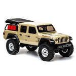 SCX24 1/24 Jeep JT Gladiator 4WD Rock Crawler Brushed RTR, Beige, Axial