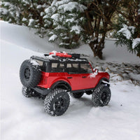 SCX24 1/24 2021 Ford Bronco 4WD Truck Brushed RTR, Red, Axial