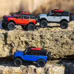 SCX24 1/24 2021 Ford Bronco 4WD Truck Brushed RTR, Blue, Axial