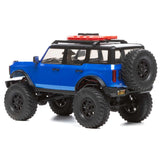 SCX24 1/24 2021 Ford Bronco 4WD Truck Brushed RTR, Blue, Axial