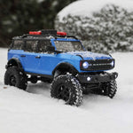 SCX24 1/24 2021 Ford Bronco 4WD Truck Brushed RTR, Blue, Axial