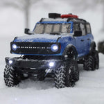 SCX24 1/24 2021 Ford Bronco 4WD Truck Brushed RTR, Blue, Axial