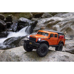 SCX24 1/24 Dodge Power Wagon 4X4 Rock Crawler Brushed RTR, Orange, Axial