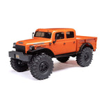 SCX24 1/24 Dodge Power Wagon 4X4 Rock Crawler Brushed RTR, Orange, Axial