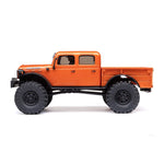 SCX24 1/24 Dodge Power Wagon 4X4 Rock Crawler Brushed RTR, Orange, Axial