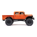 SCX24 1/24 Dodge Power Wagon 4X4 Rock Crawler Brushed RTR, Orange, Axial