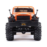 SCX24 1/24 Dodge Power Wagon 4X4 Rock Crawler Brushed RTR, Orange, Axial