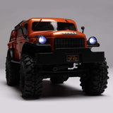 SCX24 1/24 Dodge Power Wagon 4X4 Rock Crawler Brushed RTR, Orange, Axial