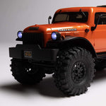 SCX24 1/24 Dodge Power Wagon 4X4 Rock Crawler Brushed RTR, Orange, Axial