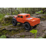 SCX24 1/24 Dodge Power Wagon 4X4 Rock Crawler Brushed RTR, Orange, Axial