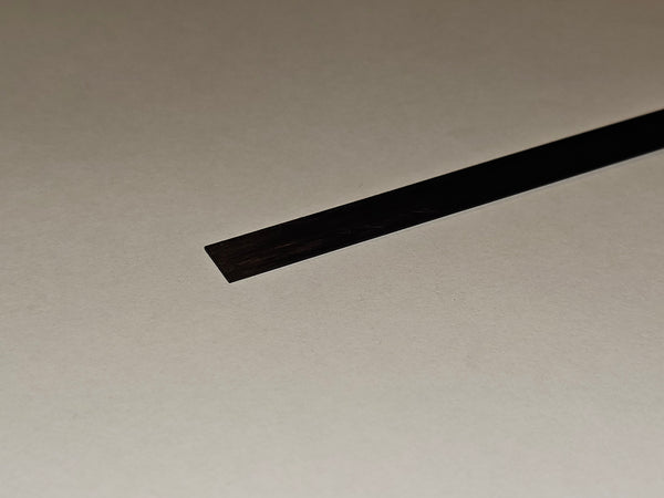 Carbon Fibre Ribbon, 10mm x 0.5mm x 1m