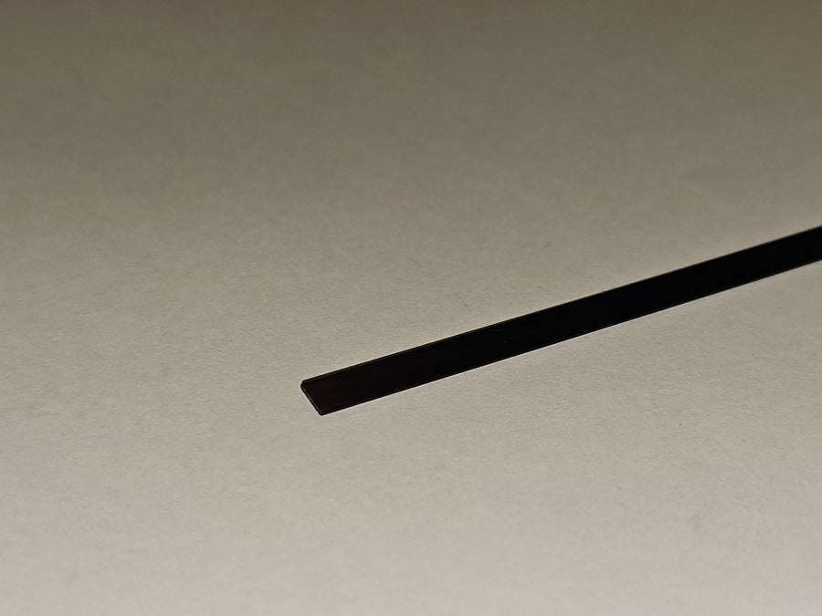 Carbon Fibre Ribbon, 5mm x 0.6mm x 1m