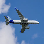 Airbus A320neo Twin 64mm EDF BNF Basic with AS3X+ and SAFE Select, Base White