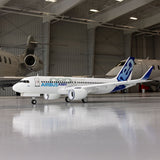 Airbus A320neo Twin 64mm EDF BNF Basic with AS3X+ and SAFE Select, Base White