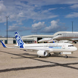 Airbus A320neo Twin 64mm EDF BNF Basic with AS3X+ and SAFE Select, Base White