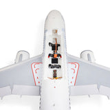 Airbus A320neo Twin 64mm EDF BNF Basic with AS3X+ and SAFE Select, Base White