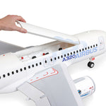 Airbus A320neo Twin 64mm EDF BNF Basic with AS3X+ and SAFE Select, Base White