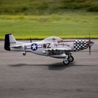 P-51D Mustang "Big Beautiful Doll" 1.5m BNF Basic with AS3X+ and SAFE Select, E-flite