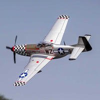 P-51D Mustang "Big Beautiful Doll" 1.5m BNF Basic with AS3X+ and SAFE Select, E-flite
