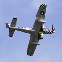 P-51D Mustang "Big Beautiful Doll" 1.5m BNF Basic with AS3X+ and SAFE Select, E-flite