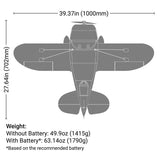 Gee Bee R-2 1.0m BNF Basic with AS3X+ & SAFE Select, E-flite
