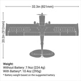 Micro Scrappy 800mm BNF Basic with AS3X and SAFE Select, E-flite