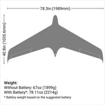 Opterra 2m Wing BNF Basic with AS3X and SAFE Select, E-flite