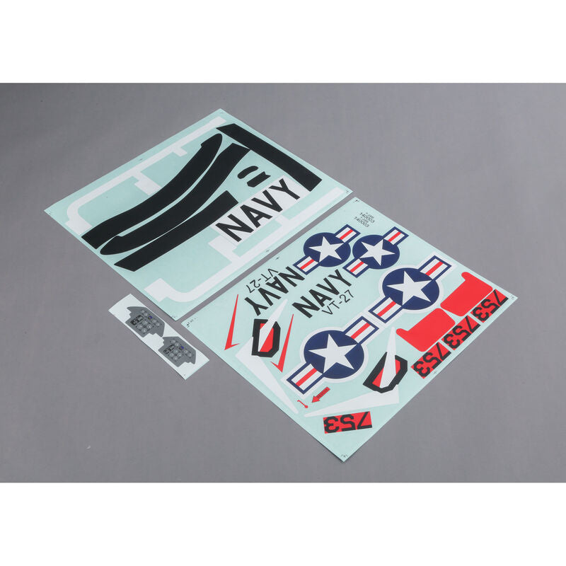 Decal Sheet: T-28 Trojan 1.2m, E-flite
