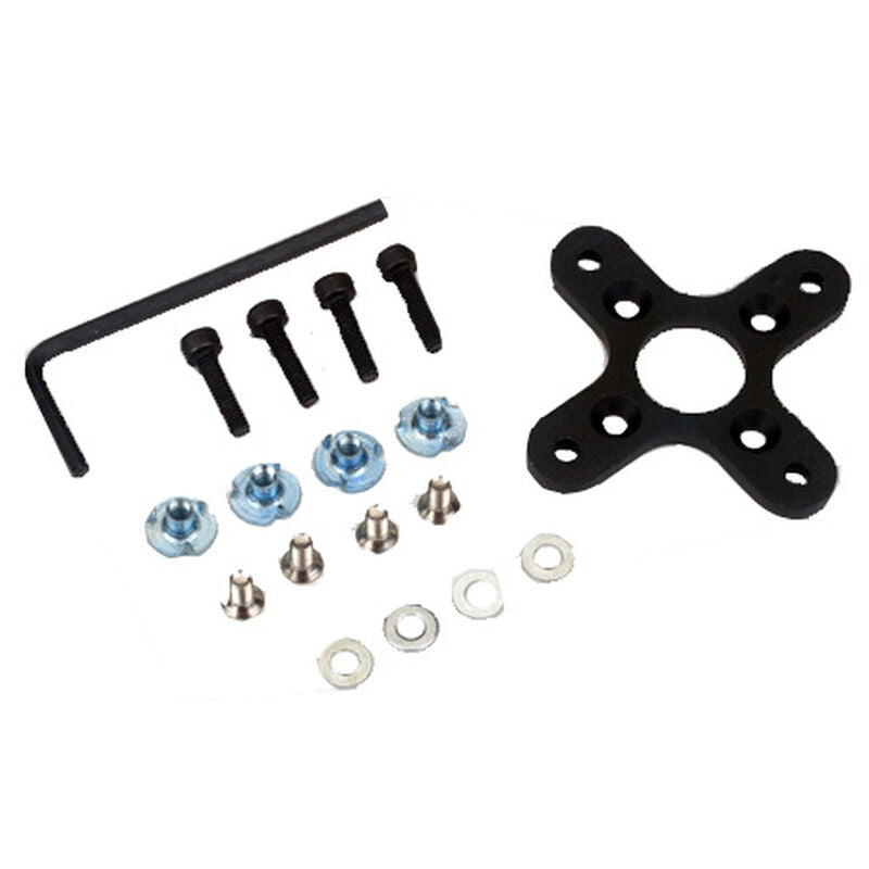 Motor X-Mount & Hardware, Power 10/15/25, E-flite