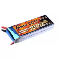 1800mAh 2S 7.4V 45C LiPo, EC3 Plug, Gens Ace