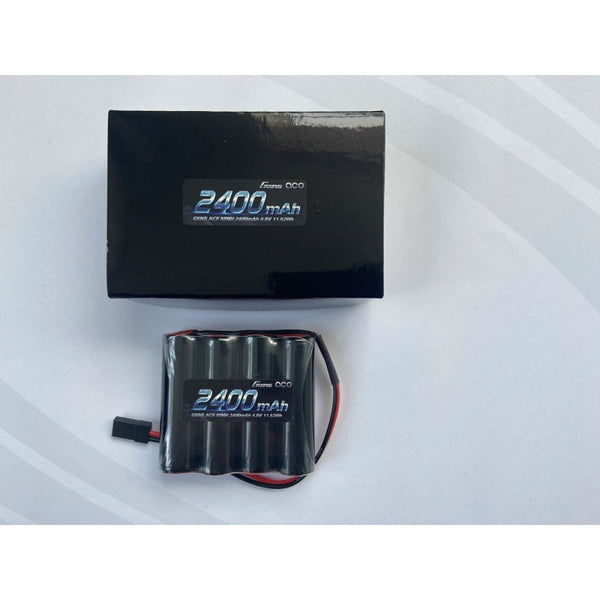 4.8V 2400mAh AA NiMh RX Flat Pack, SPK/JR Plug, GensAce
