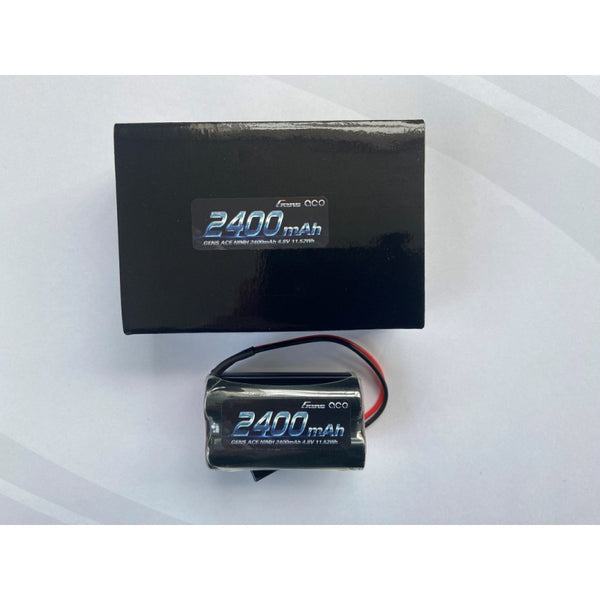 4.8V 2400mAh AA NiMh RX Square Pack, SPK/JR Plug, GensAce