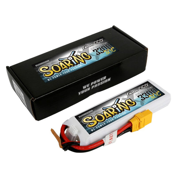 3300mAh 3S 11.1V 30C LiPo, EC5 Plug, Gens Ace