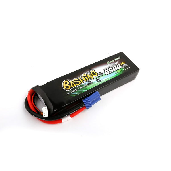 6500mah 3S 11.1V 60C Bashing LiPo, EC5 Plug, Gens Ace