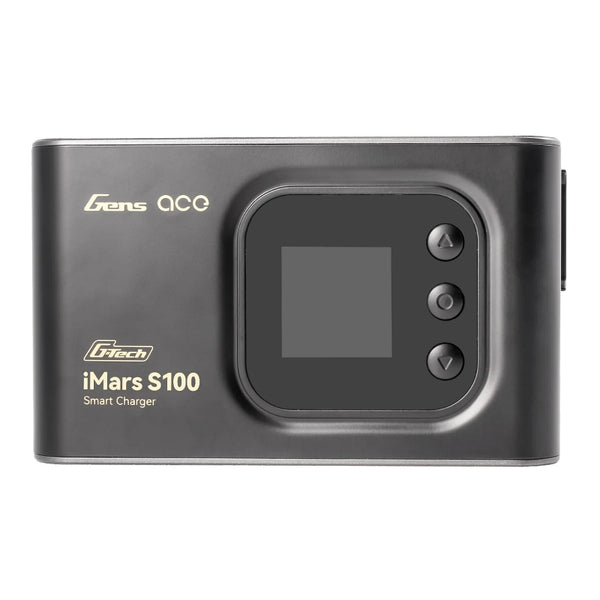 iMars S100 G-Tech 100W AC Multi-Chemistry Smart Charger, Black, Gens Ace