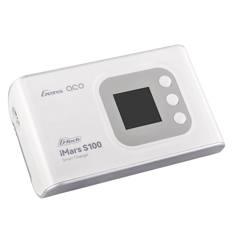 iMars S100 G-Tech Smart AC Balance Charger, White, Gens Ace