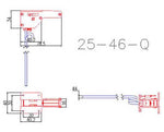 25 - 46 Tricycle Electric Retracts, E-flite