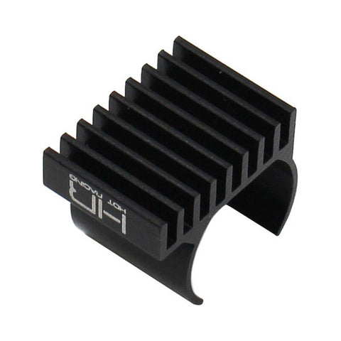 9-Fin 030 Motor Heatsink, Black: SCX24, HOT Racing