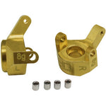 Brass Front Left & Right Steering Knuckles: SCX24, HOT Racing