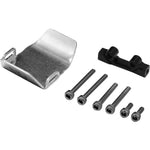 Stainless Steel Front or Rear Axle Skid Plate: SCX24, HOT Racing