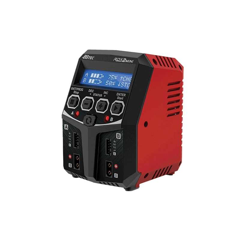 RDX2 Mini Dual 50W AC Multi-Chemistry Smart Charger, Hitec