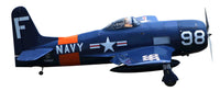 Grumman F8F Bearcat, 71" 33-45cc ARF Kit, Incl Retracts, Seagull Models