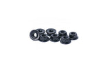 M4 Aluminium Serrated Nuts, 8pkg, Kosworks