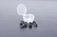 M4 Aluminium Serrated Nuts, 8pkg, Koswork