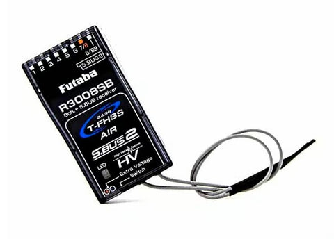 R3008SB 8-Channel Receiver (T-FHSS/S.Bus2), Futaba