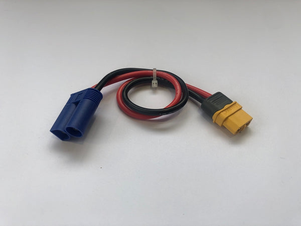 EC5 Battery to XT60 Device Adapter Lead, RC PRO